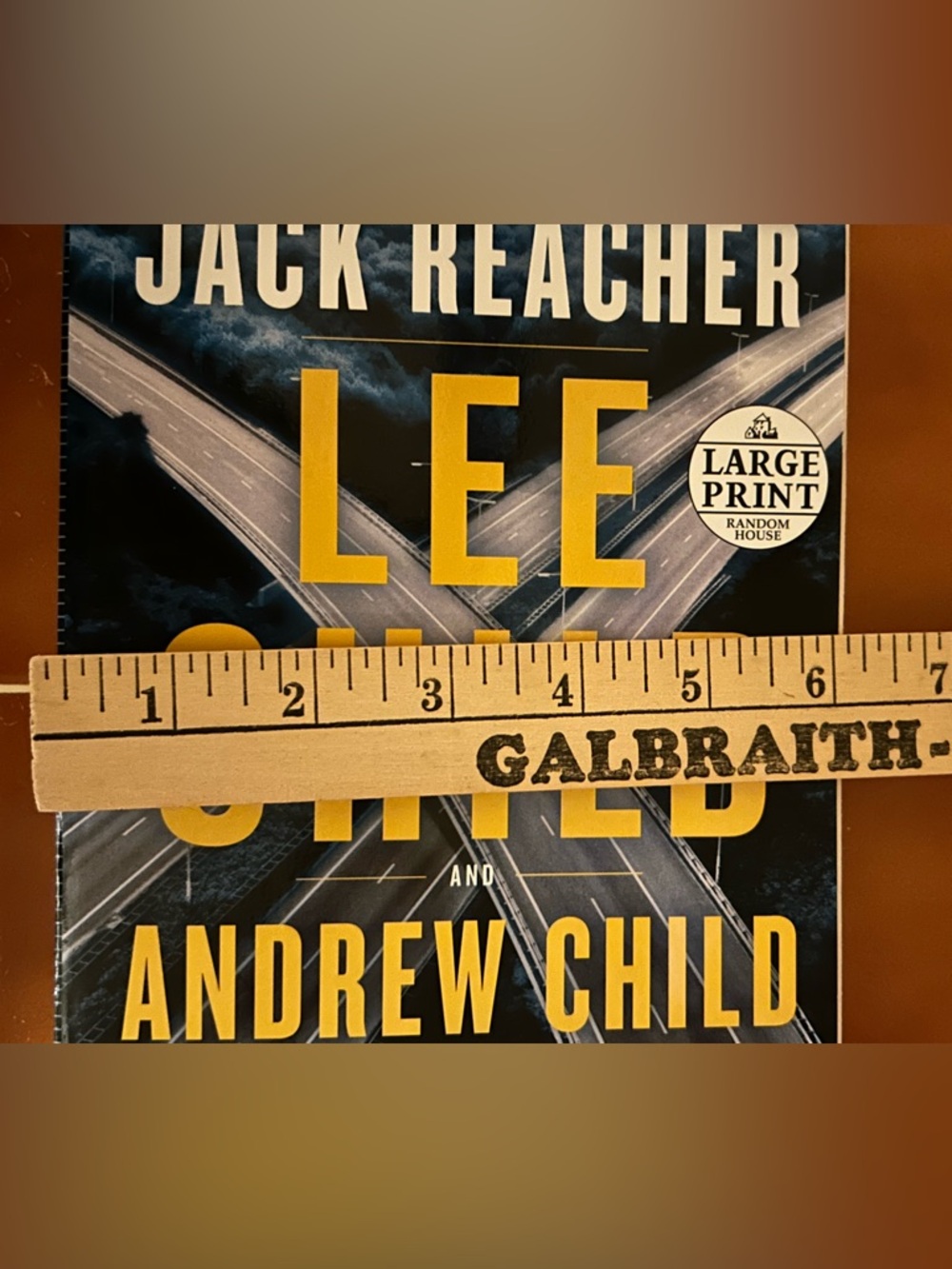 Large Print Jack Reacher Lee Child And Andrew Child The Sentinel Book Novel - Picture 5 of 6